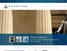 Tablet Screenshot of capstonedc.com